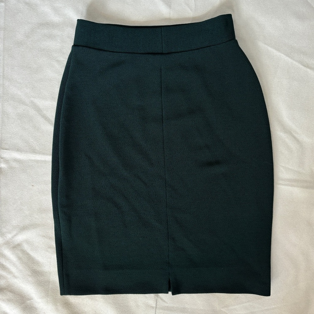 Cache vintage green faux fur skirt set - Picture 8 of 8